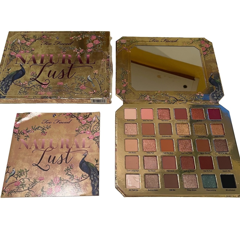 Too Faced Natural Lust Eye Shadow Palette 30 Different Shades Naturally Sexy